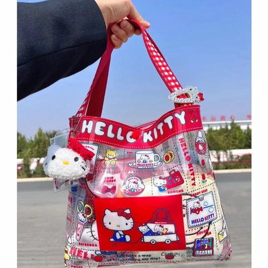 Kawaii Sanrio Hello Kitty Large Capacity Handbag