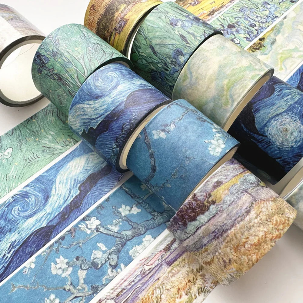 Creativity Van Gogh Paintings Washi Tape DIY