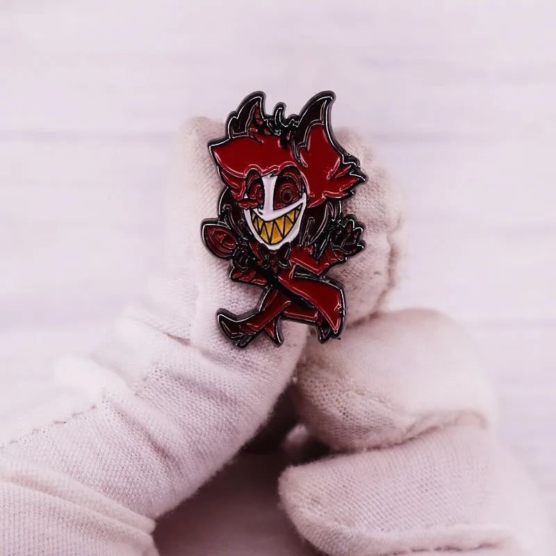 Angel Dust Enamel Pins Hazbin Hotel