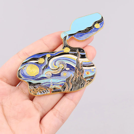 Van Gogh Art Enamel Pins