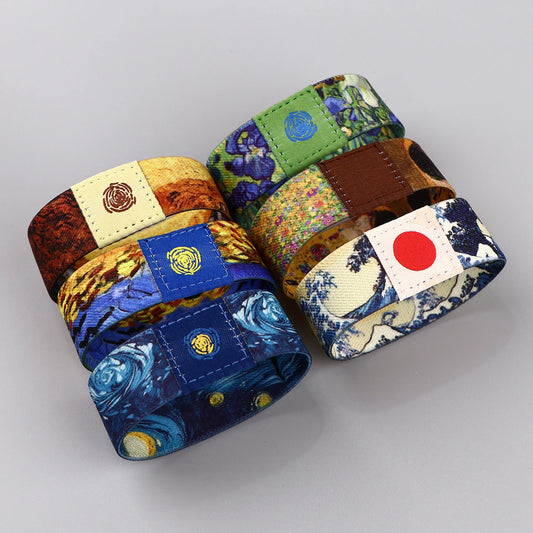 Japanese Waves/Van Gogh Art Bracelet