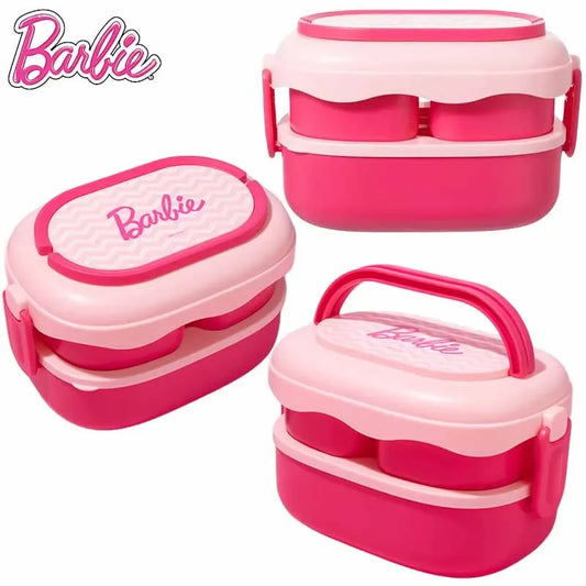 Barbie Double Layered Lunch Box 1600ML