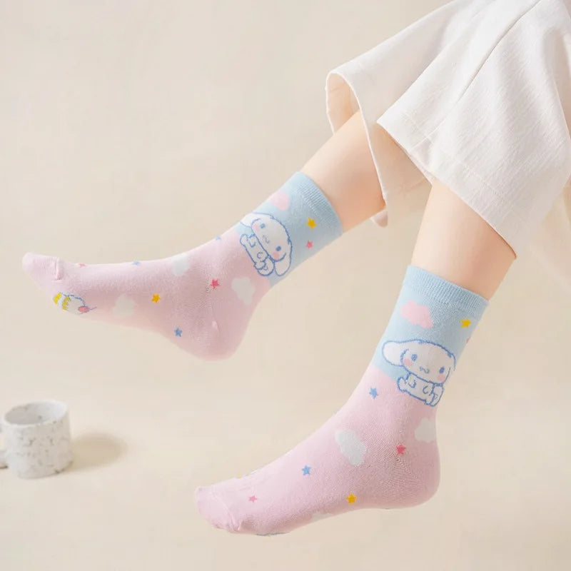 5pcs Sanrio Socks Set